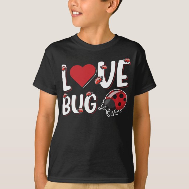 Bugs Insects Beetle Women Cute Ladybug T-Shirt (Front)