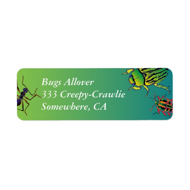 'Bugs' Label (Front)