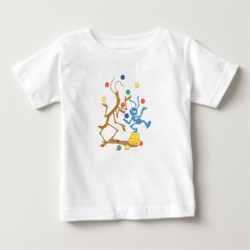 Bugs Life Flik and Slim juggling Disney Baby T_Shirt