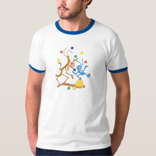 Bugs Life Flik and Slim juggling Disney T_Shirt