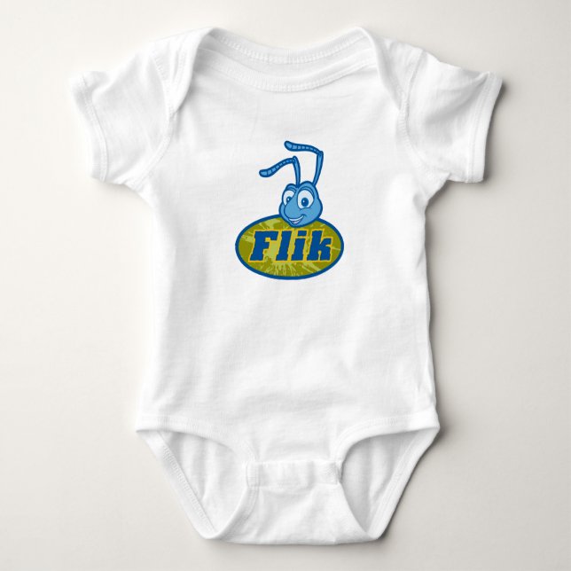 Bug's Life Flik smiling Disney Baby Bodysuit (Front)