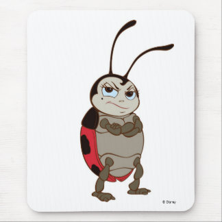 Bug's Life Francis male ladybug arms folded angry Mouse Pad