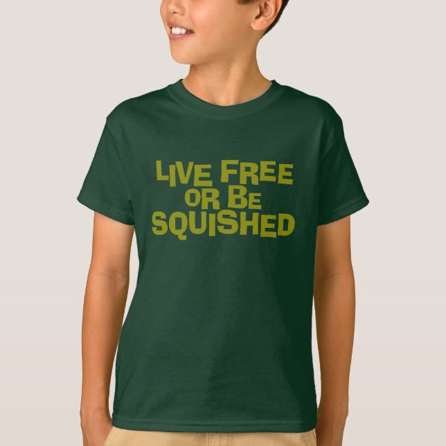 Bug's Life "Live Free or Be Squished" Disney T-Shirt (Front)