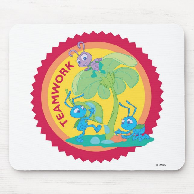 Bug's Life young ants teamwork Disney Mouse Pad (Front)