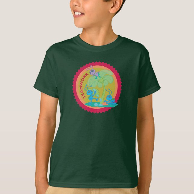 Bug's Life young ants teamwork Disney T-Shirt (Front)