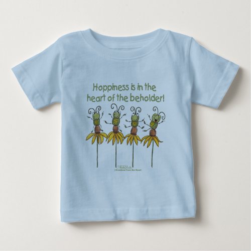 Bugs on Flowers Baby T_Shirt