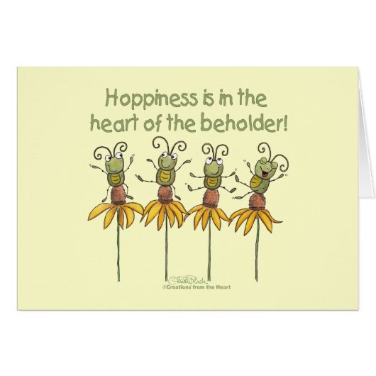Bugs on Flowers Cards (Front Horizontal)