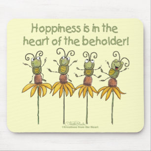 Bugs on Flowers Mouse Pad