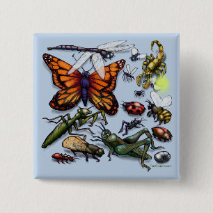 Bugs Pinback Button
