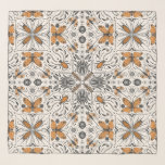 Bugs Scarf<br><div class="desc">Hand-drawn symetrical pattern with various bugs-beetles,  butterflies and spiders</div>