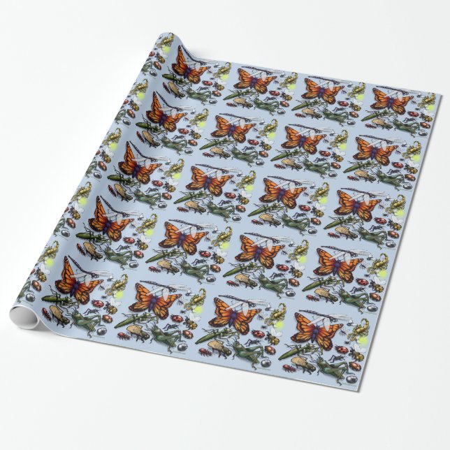 Bugs Wrapping Paper (Unrolled)