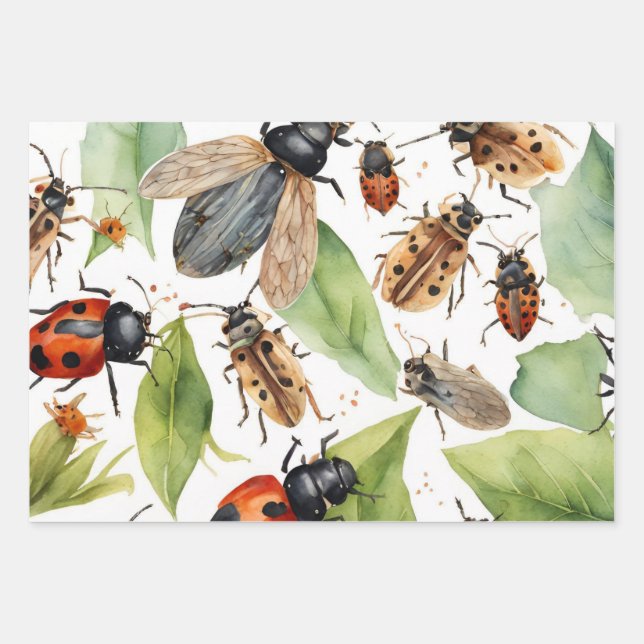 Bugs Wrapping Paper Sheets (Front)