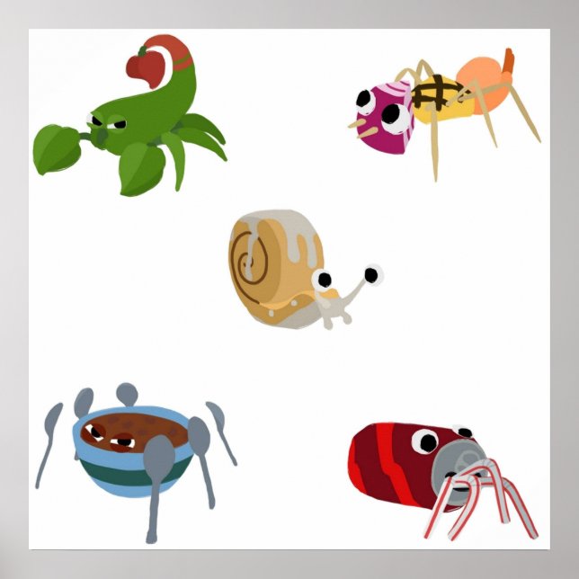 Bugsnax  Best Of Bugsnax Pack For Fans  DM me if  Poster (Front)