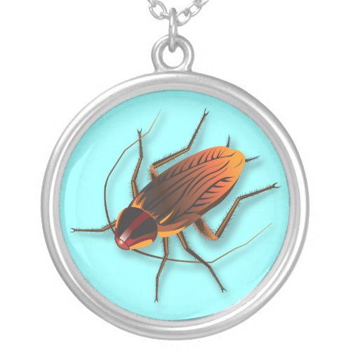 Bugzeez_The Artful Roach necklace charm pendant