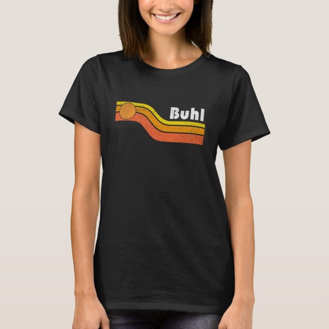 Buhl - Vintage Men Women 70s 80s Graphic Cool Retr T-Shirt (Front)