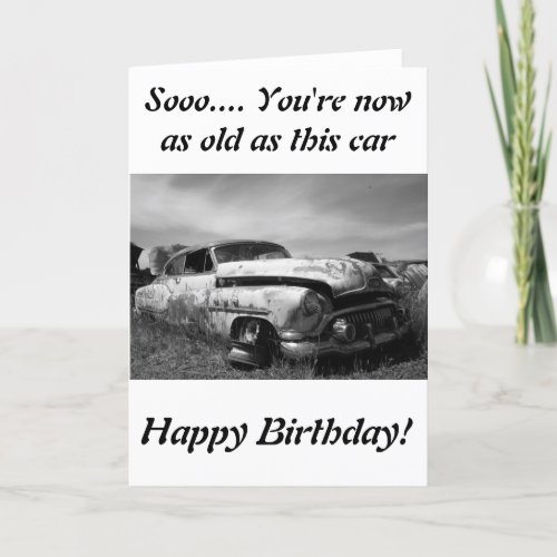 Buick Classic Car Greeting Card