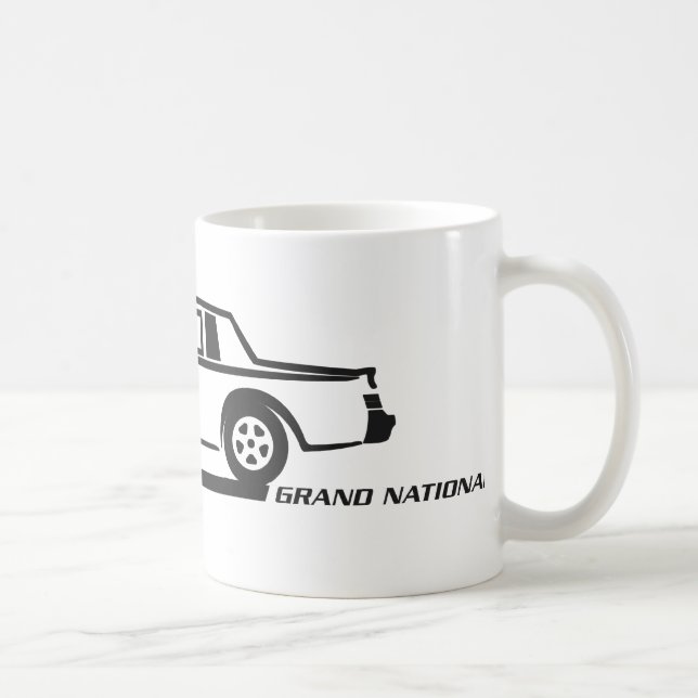 Buick Grand National Black Car Coffee Mug (Right)