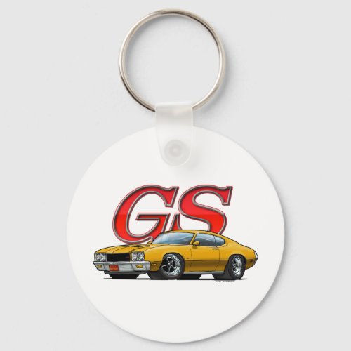 Buick GS_gold Keychain