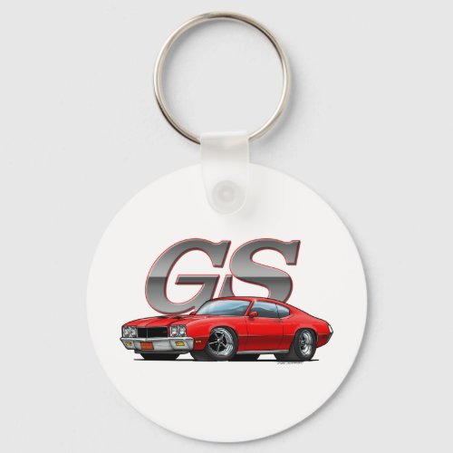 Buick GS_red Keychain