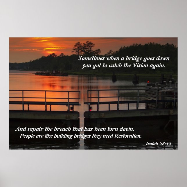 Buidling Bridges Restoration Poster (Front)