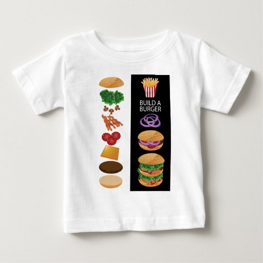 Build A Burger Baby T-Shirt
