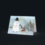 Build a Snowman Holiday Card<br><div class="desc">Wonderful Designs created from my original artwork. Each of my designs is available on all of the Zazzle products. Please scroll to Transfer This Design on the product page and choose your favorite product. You may customize your choice with our Text Tool, as well. There are many marvelous Fonts to...</div>