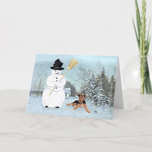 Build a Snowman Holiday Card