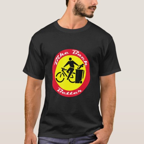 Build Back Better Pump Pedals Not Gas For Bikers  T_Shirt