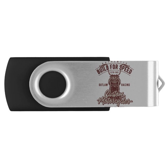 Build For Speed  Costum motorcycle Flash Drive (Front)