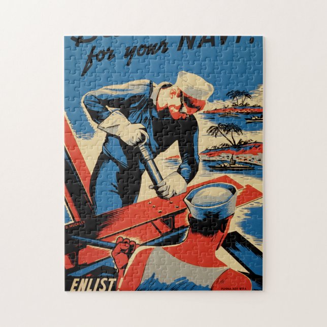 Build for your Navy! Jigsaw Puzzle (Vertical)