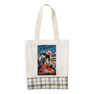 Build for your Navy! Zazzle HEART Tote Bag