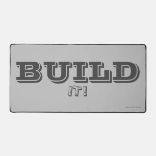 BUILD IT! Desk Mat (Gray)
