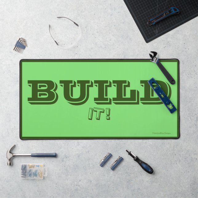 BUILD IT! Desk Mat (Green) (Workstation)
