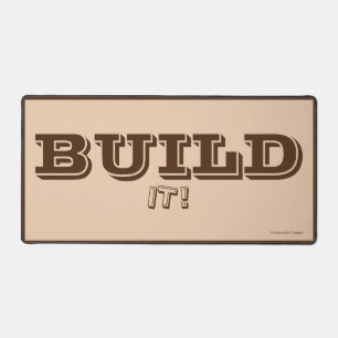BUILD IT! Desk Mat (Tan)