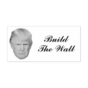 BUILD THE WALL SELF-INKING STAMP
