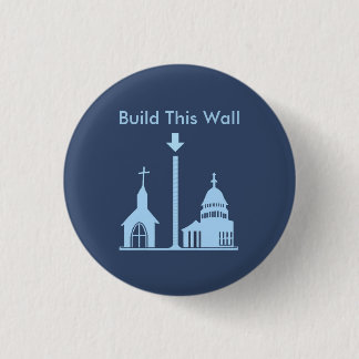 Build This Wall Pinback Button
