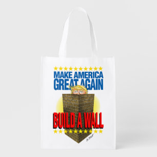 Build Trump a Wall— Grocery Bag