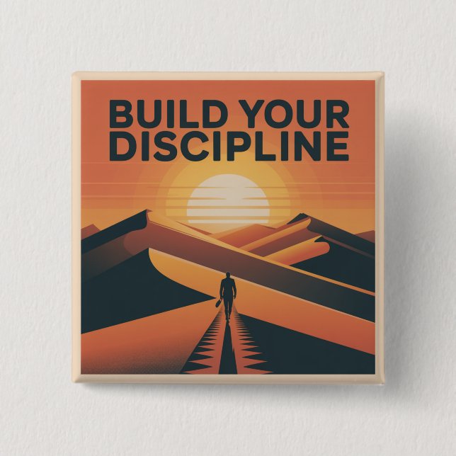 Build Your Discipline Button (Front)