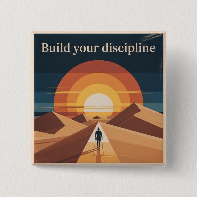 Build Your Discipline Button (Front)