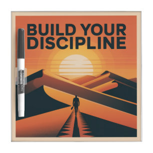 Build Your Discipline Dry Erase Board
