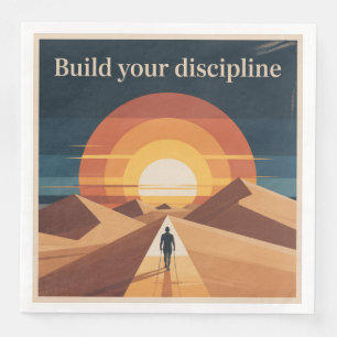 Build Your Discipline Paper Dinner Napkins