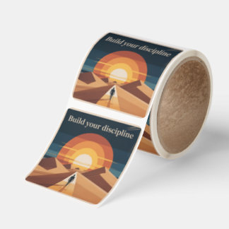 Build Your Discipline Square Sticker