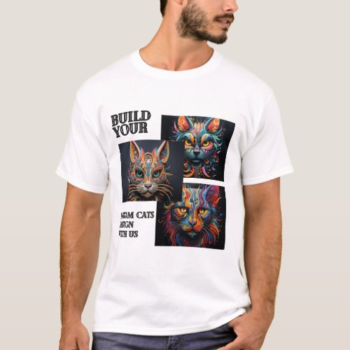Build your dream cats design T_Shirt