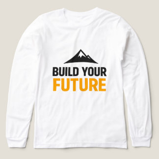 Build Your Future Minimalist Motivational Women's Tri-Blend Shirt