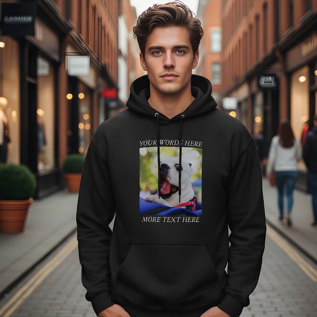 Build Your Own Photo and Text Hoodie (Creator Uploaded)