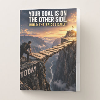 Build Your Success Bridge Pocket Folder