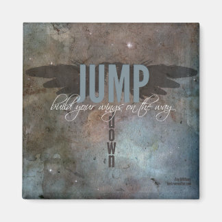 Build your wings on the way down magnet