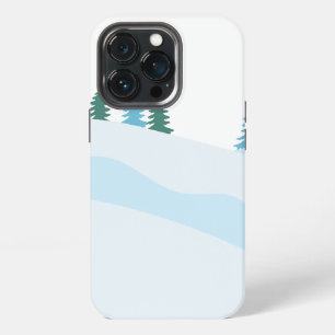 Buildable Christmas Backgrounds Snowy Hills iPhone 13 Pro Case