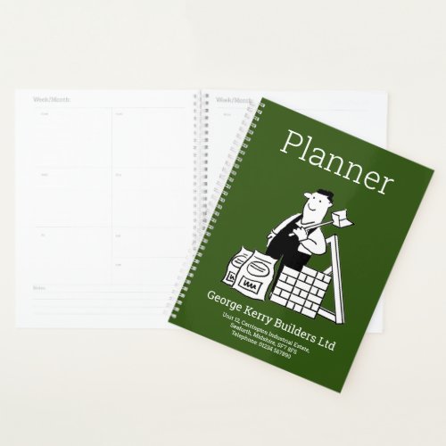 Builder Building Company Name Schedule Planner