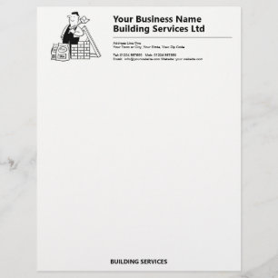 Builder & Building Services Business Letterhead
